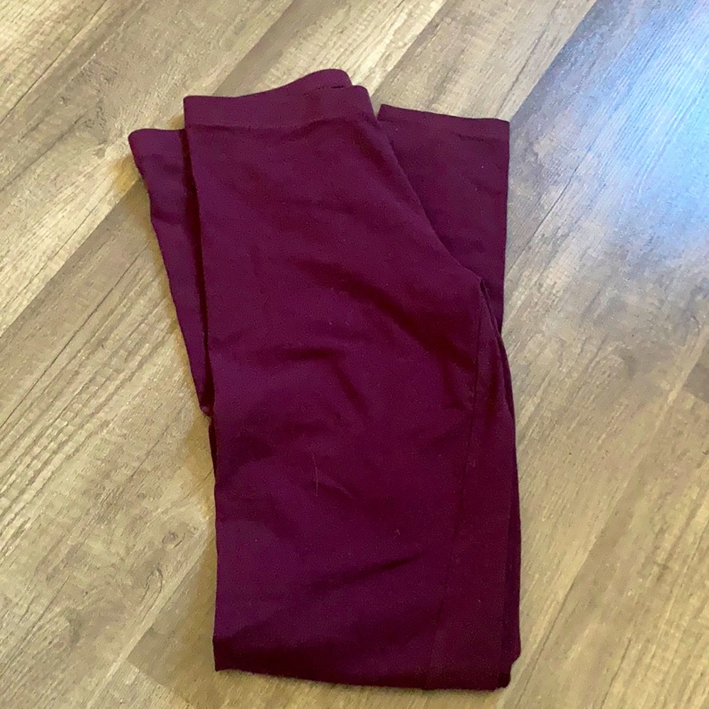 forever 21 velvet leggings, size small!
